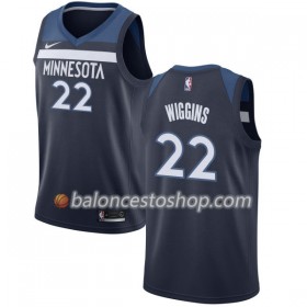 Camiseta Hombre NBA Minnesota Timberwolves Andrew Wiggins 22 Nike 2017-18 Navy Swingman